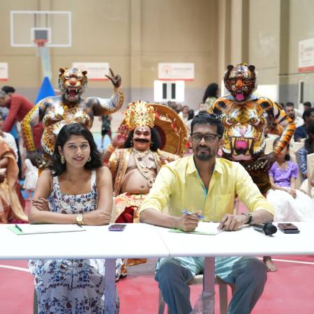 Grand Onam Celebrations with Parents